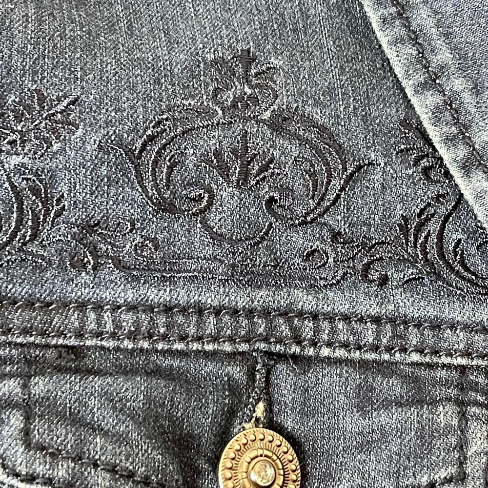 NWOT Baccini denim Jacket Petite XL - Picture 4 of 12
